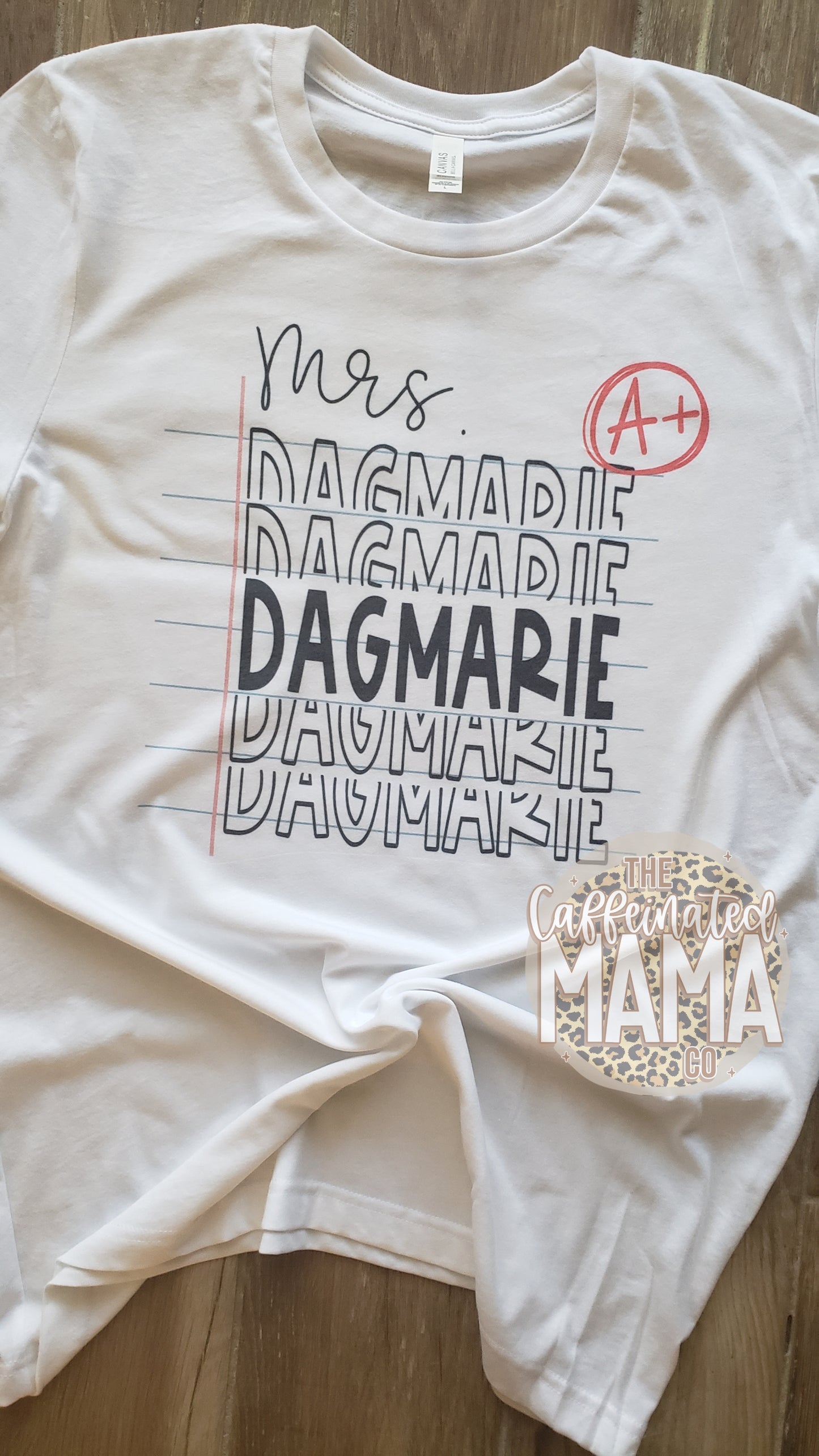 Teacher Notebook Custom Name Shirt