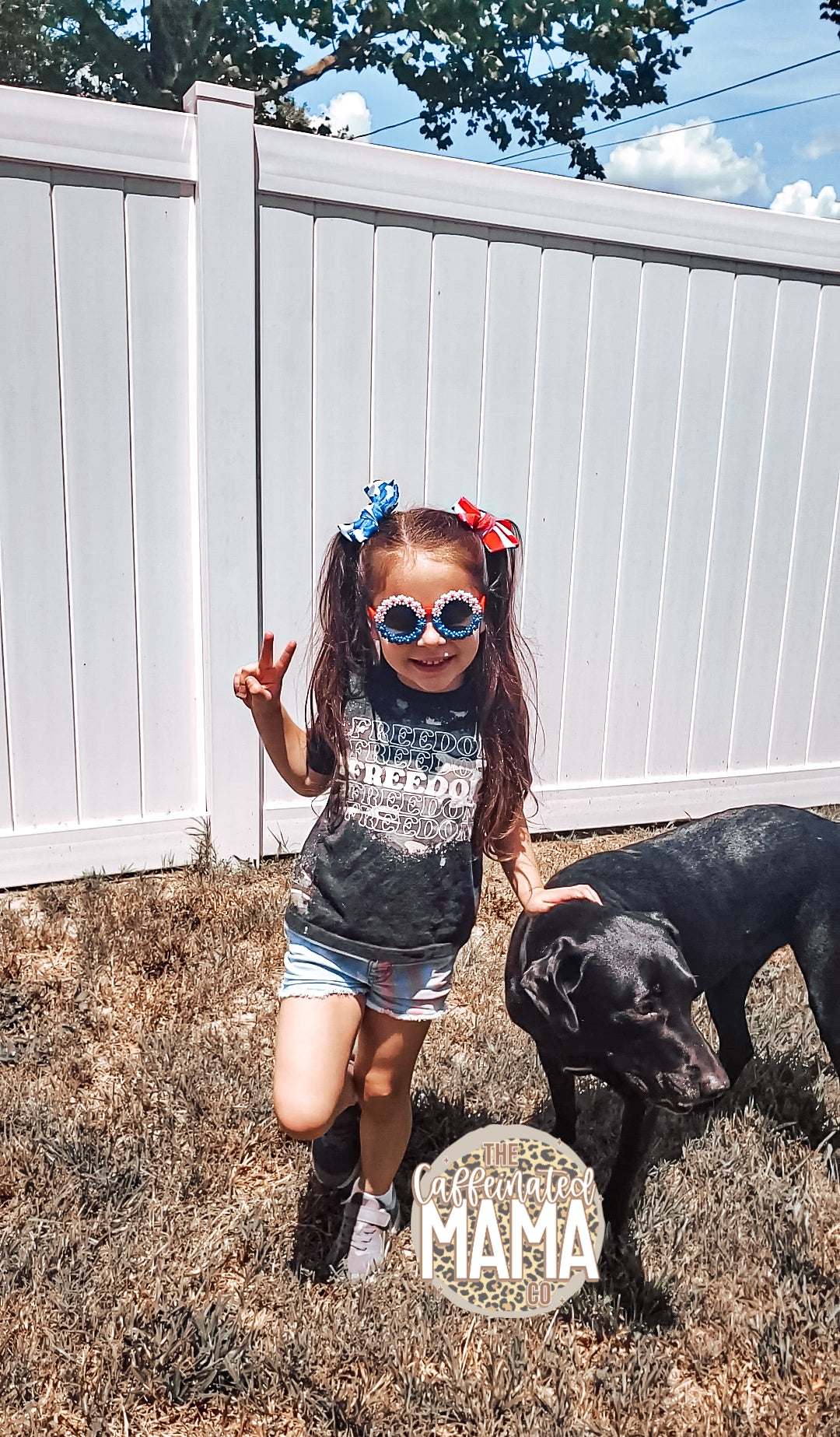 Freedom Camo Kids Bleached Shirt