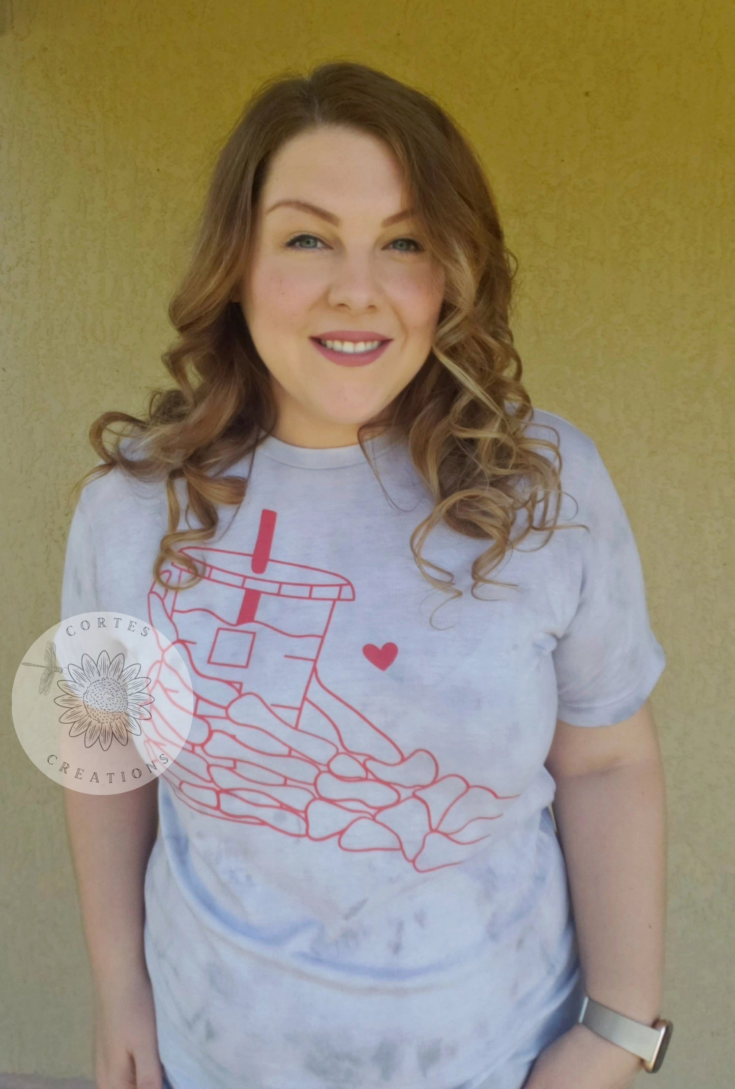 Skellie Coffee Hand Dyed Shirt