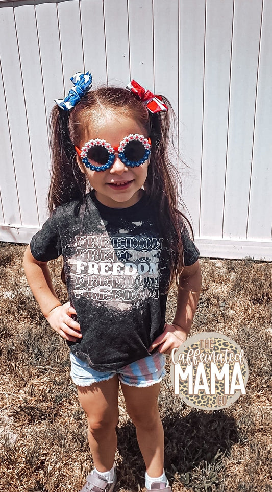 Freedom Camo Kids Bleached Shirt