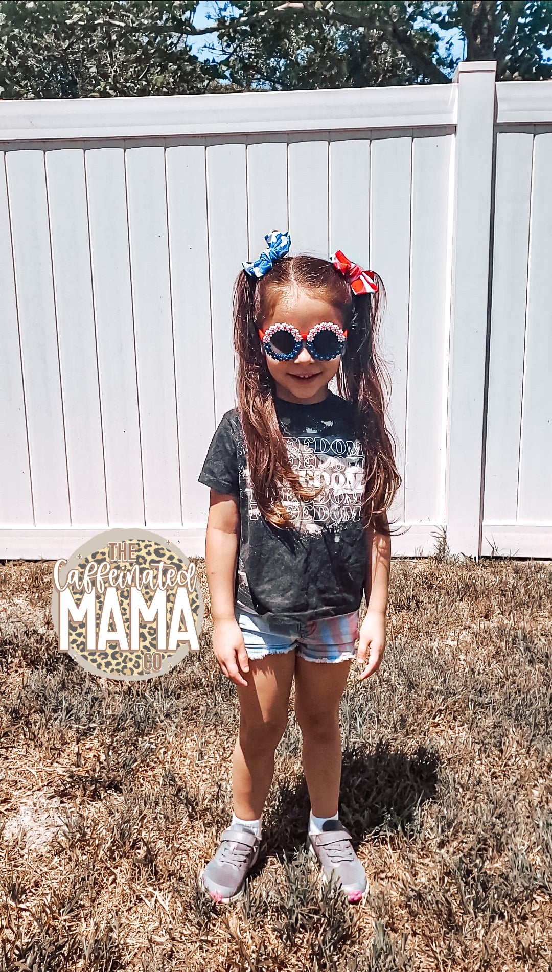 Freedom Camo Kids Bleached Shirt